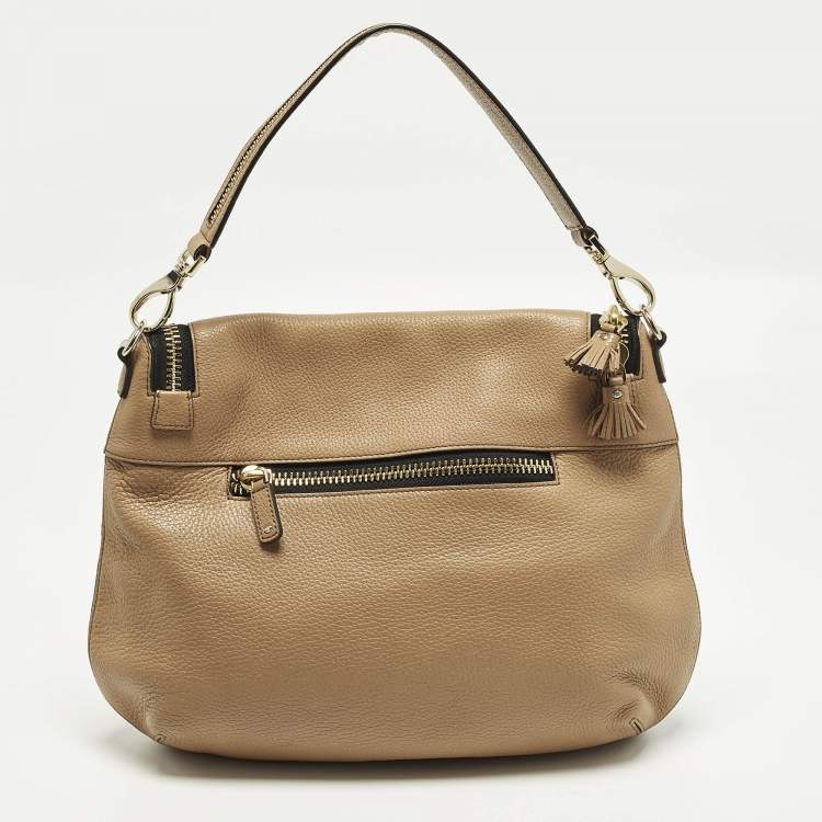 Pre Owned Anya Hindmarch Maxi Zip Brown Leather Hobo