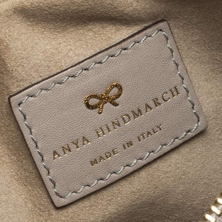 Pre Owned Anya Hindmarch Multicolor Leather Stack Multi Compartment Wrislet Clutch 