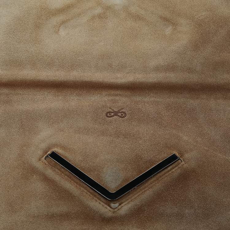 Pre Owned Anya Hindmarch Brown Leather Flap Clutch