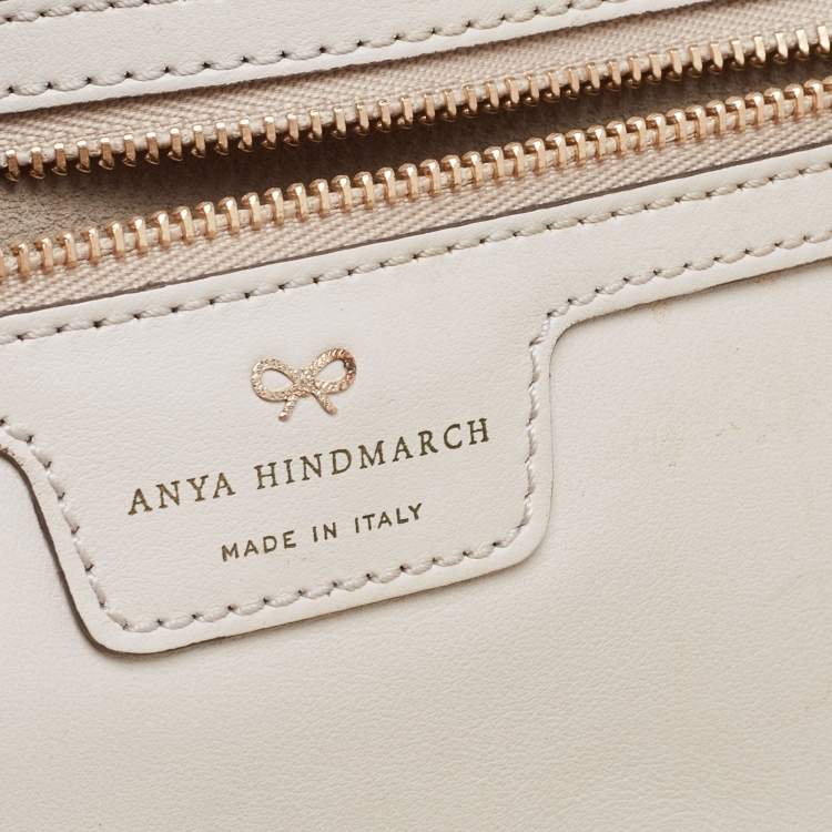 Pre Owned Anya Hindmarch Multicolour PVC and Leather Ebury Maxi Ii Allover Wink Stickers Tote 