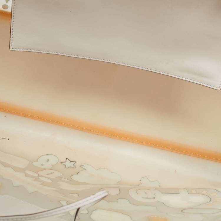 Pre Owned Anya Hindmarch Multicolour PVC and Leather Ebury Maxi Ii Allover Wink Stickers Tote 