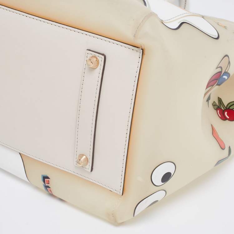 Pre Owned Anya Hindmarch Multicolour PVC and Leather Ebury Maxi Ii Allover Wink Stickers Tote 
