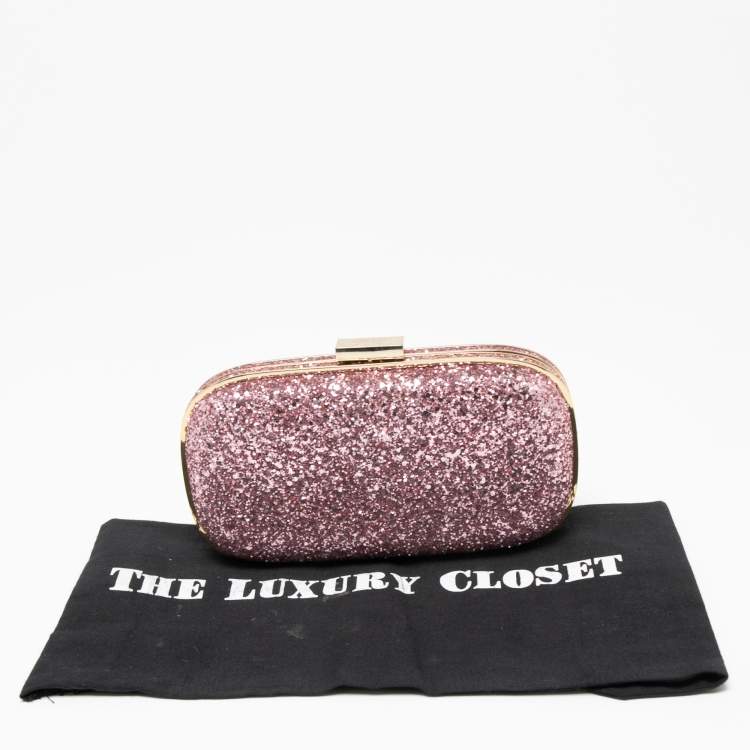 Pre Owned Anya Hindmarch Glitter Marano Clutch