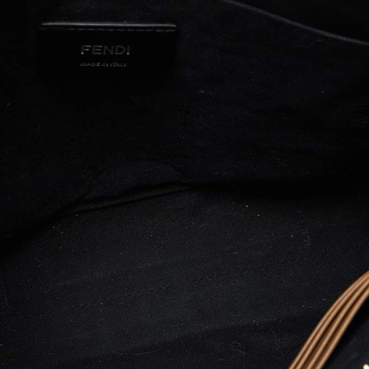 Pre Owned  Anya Hindmarch Multicolor Satin and Leather Tassel Georgiana Clutch 