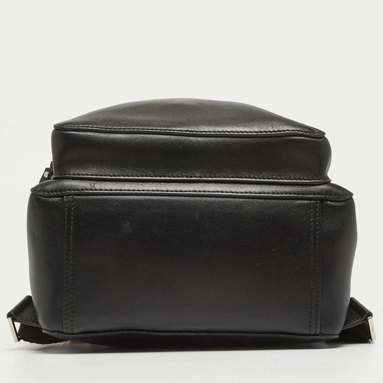 Pre Owned Anya Hindmarch Black Leather Mini Eyes Backpack