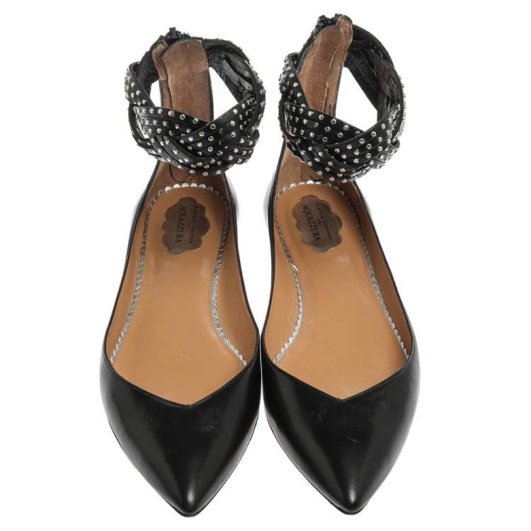 ankle cuff flats