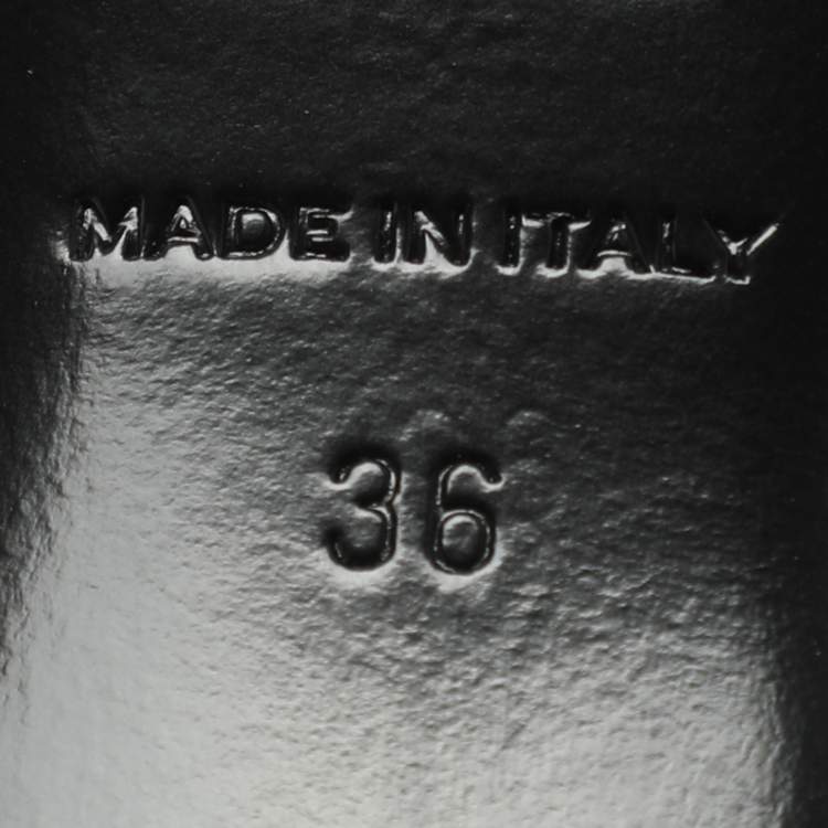 مملوكة مسبقًا Area x Sergio Rossi Marquise Size 36 Black Satin Crystal Embellished Mules