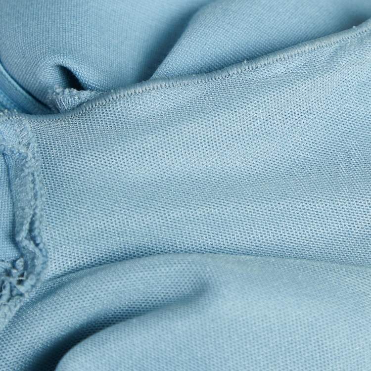 Pre Owned Armani Collezioni Blue Jersey Midi Dress M