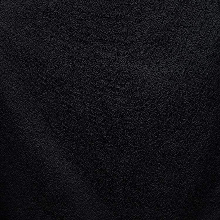 Pre Owned Armani Collezioni Black Textured Wool Silk Pencil Skirt S