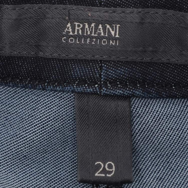 مملوكة مسبقًا Armani Collezioni Blue Denim Jeans M