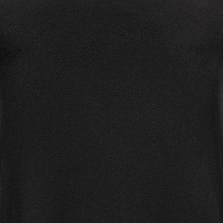 Pre Owned Armani Collezioni Black Acetate Back Embellished Side Slit Maxi Dress M