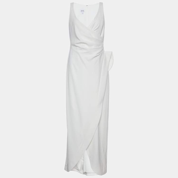 Closet draped on sale sleeveless wrap dress