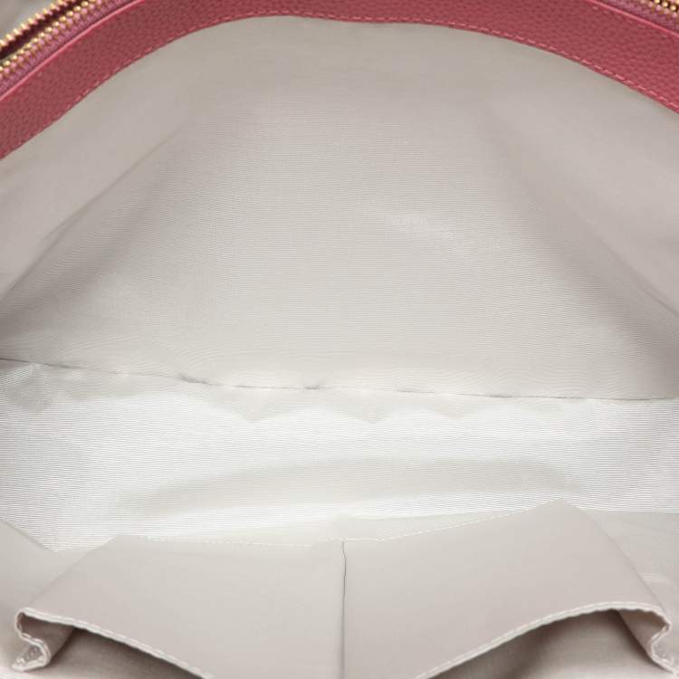 Pre Owned Aspinal Of London Pink Leather London Shopper Tote