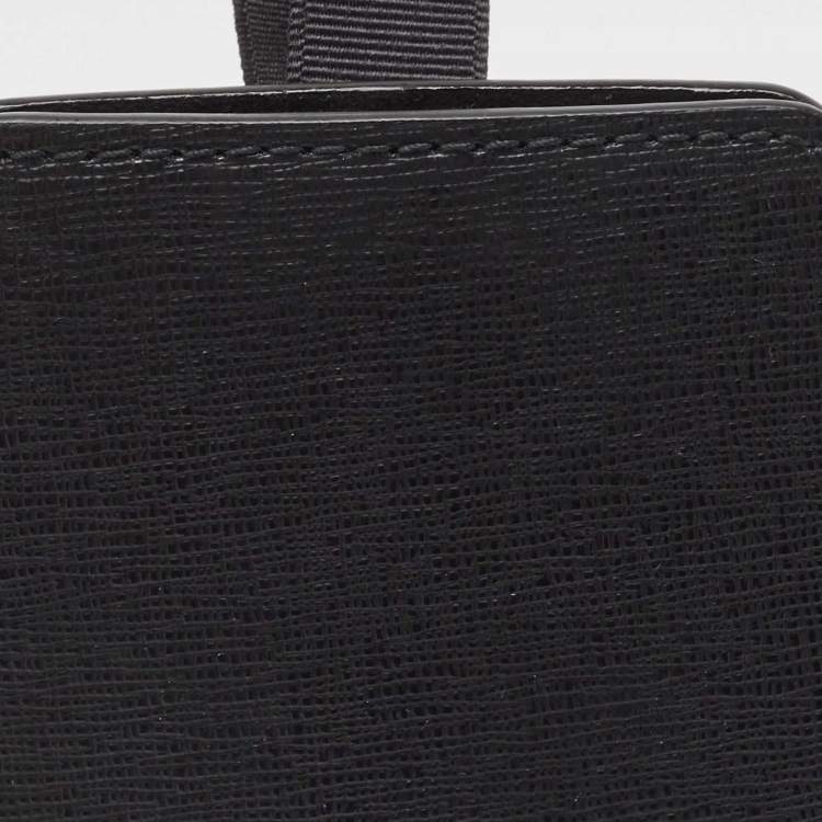 Pre Owned Aspinal Of London Black Leather Phone Case