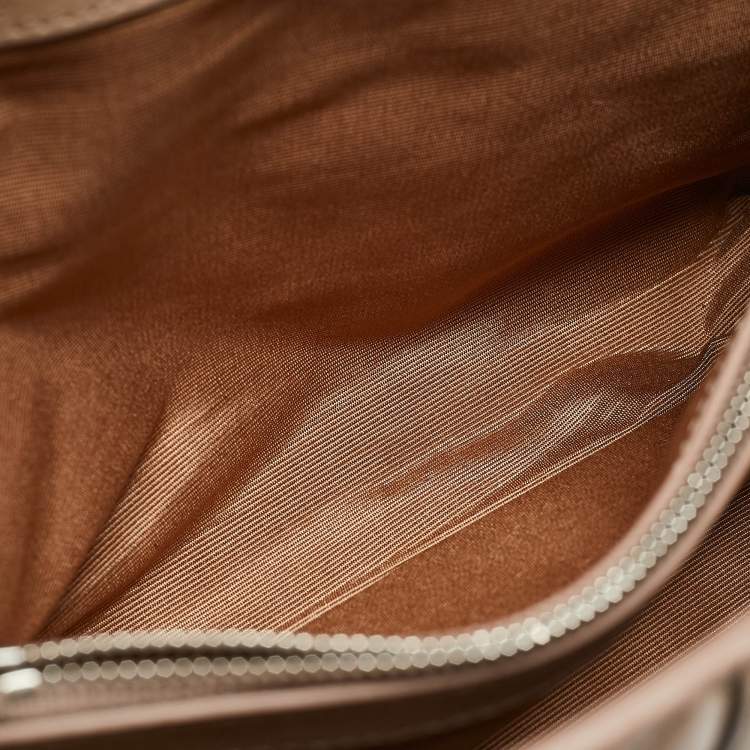 Pre Owned Aspinal Of London Beige Quilted Leather Lottie Shoulder Bag