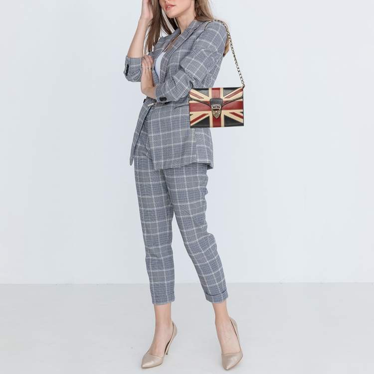 Pre Owned حقيبة كتف اسبينال أوف لندن جلد متعدد الألوان