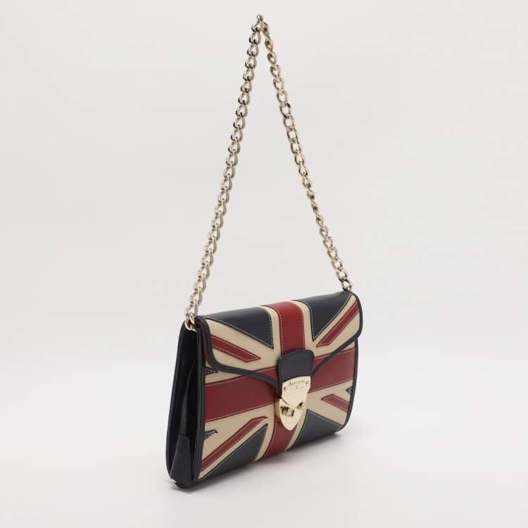 Pre Owned حقيبة كتف اسبينال أوف لندن جلد متعدد الألوان