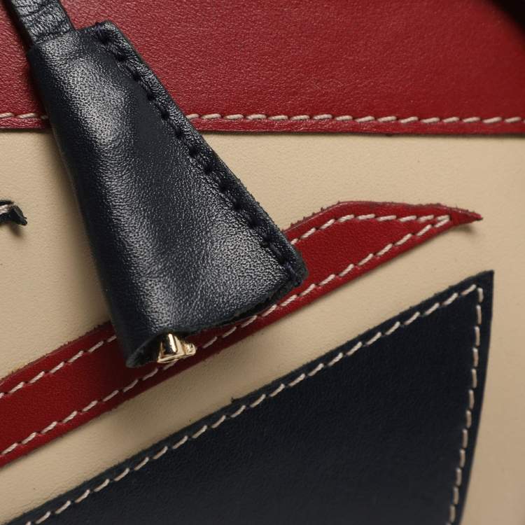 Pre Owned حقيبة كتف اسبينال أوف لندن جلد متعدد الألوان