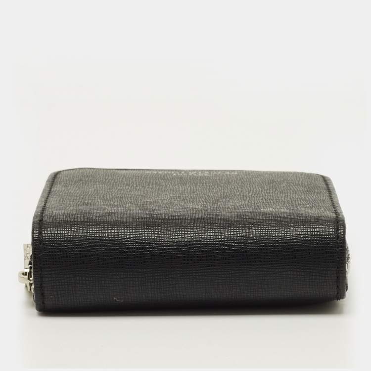 Pre Owned Aspinal of London Black Leather Compact Wallet