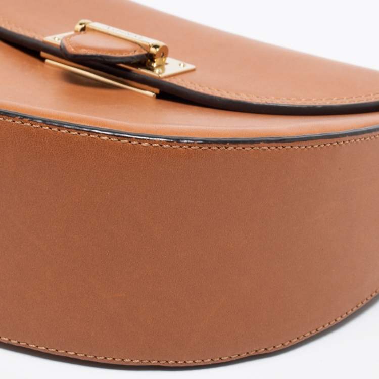 Pre Owned Aspinal Of London Tan Leather Portobello Shoulder Bag