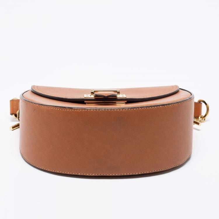 Pre Owned Aspinal Of London Tan Leather Portobello Shoulder Bag