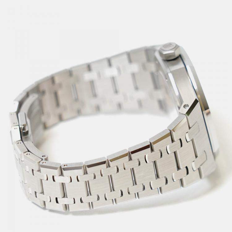 Pre Owned Audemars Piguet Royal Oak 15550ST.OO.1356ST.07 Automatic Grey Stainless Steel Women's Wristwatch 37 mm