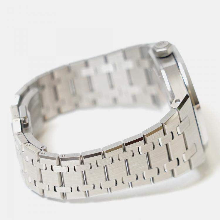 Pre Owned Audemars Piguet Royal Oak 15550ST.OO.1356ST.07 Automatic Grey Stainless Steel Women's Wristwatch 37 mm