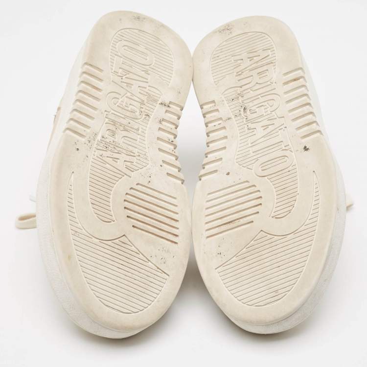 Pre Owned Axel Arigato Multicolor Suede and Leather Low Top Sneakers Size 36