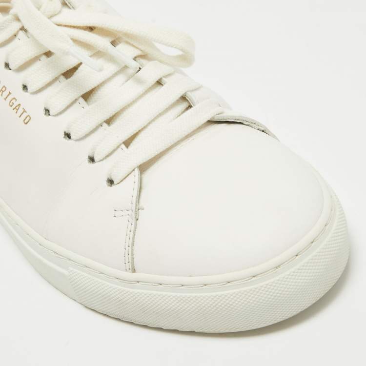 Pre Owned Axel Arigato White Leather Lace Up Sneakers Size 40