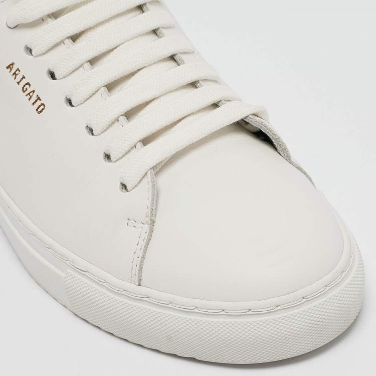 Pre Owned Axel Arigato White Leather Clean 90 Lace Up Sneakers Size 39