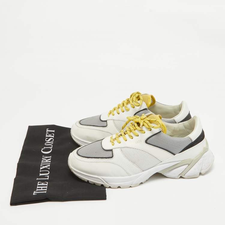Pre Owned Axel Arigato Multicolor Leather and Mesh Marathon Sneakers Size 40
