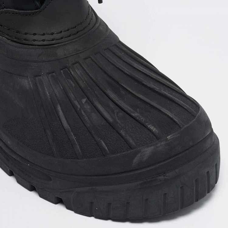 Pre Owned Axel Arigato Black Nylon and Rubber Cryo Ankle Length Boots Size 39