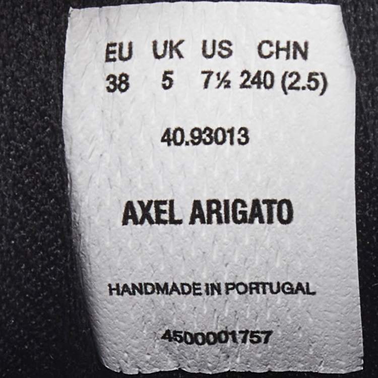 Pre Owned Axel Arigato Multicolor Leather and Mesh Marathon Runner Sneakers Size 38