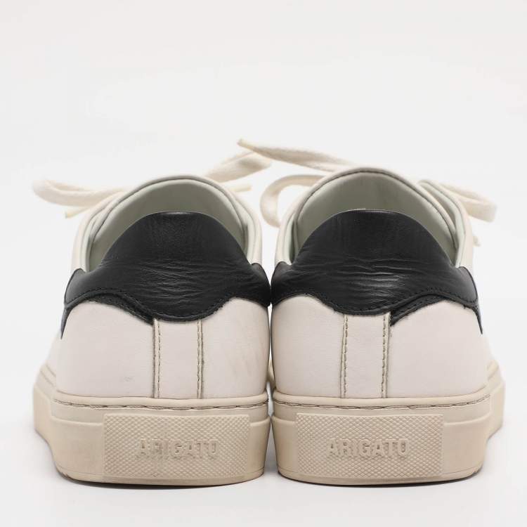 Pre Owned Axel Arigato White Leather Clean 90 Bee Bird Low Top Sneakers Size 39