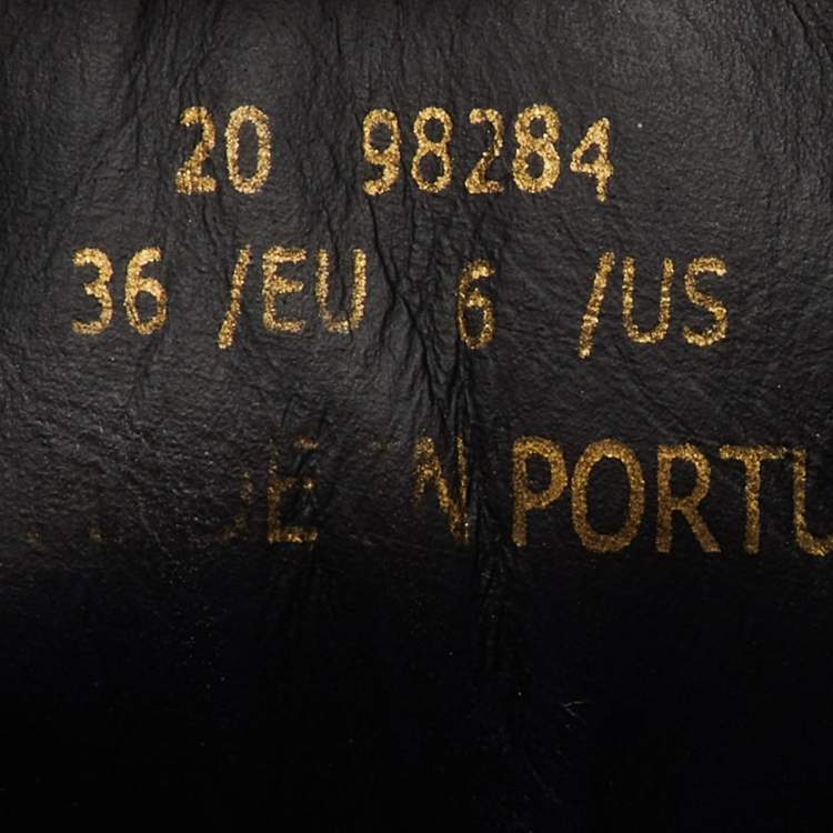 Pre Owned Axel Arigato Black/White Leather Clean 90 Low Top Sneakers Size 36