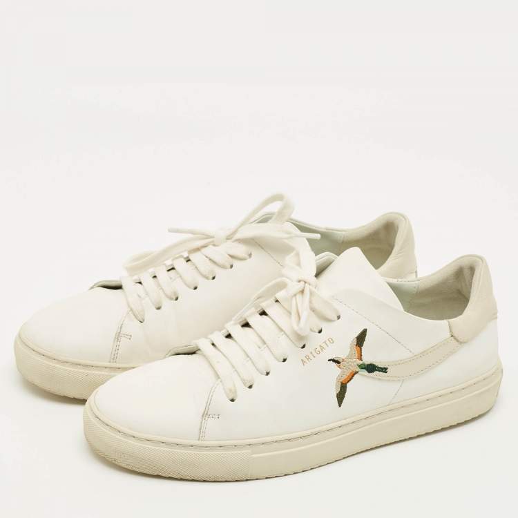 Pre Owned Axel Arigato Clean 90 Size 39 White Leather Low Top Sneakers