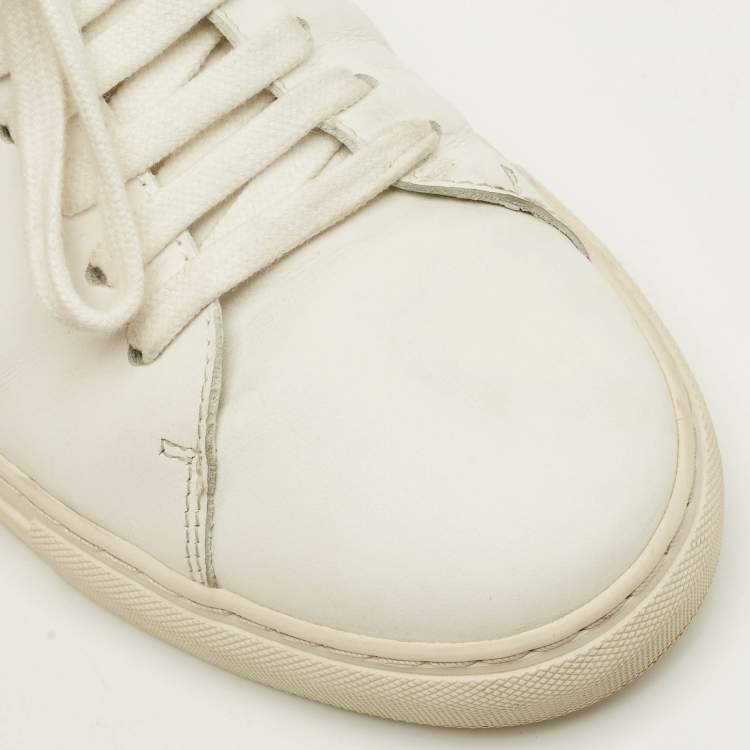 Pre Owned Axel Arigato Clean 90 Size 39 White Leather Low Top Sneakers