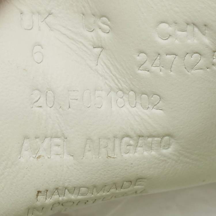 Pre Owned Axel Arigato Clean 90 Size 39 White Leather Low Top Sneakers