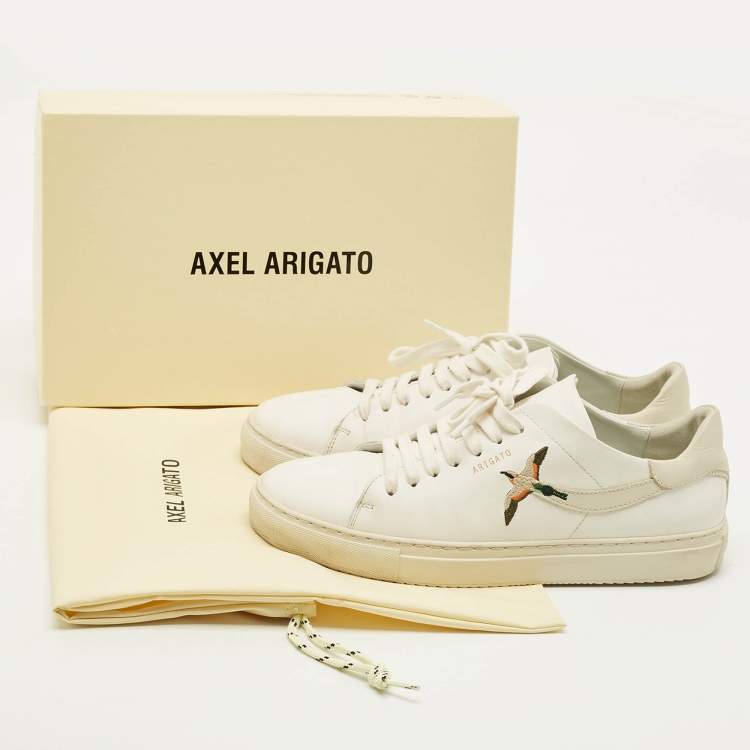 Pre Owned Axel Arigato Clean 90 Size 39 White Leather Low Top Sneakers