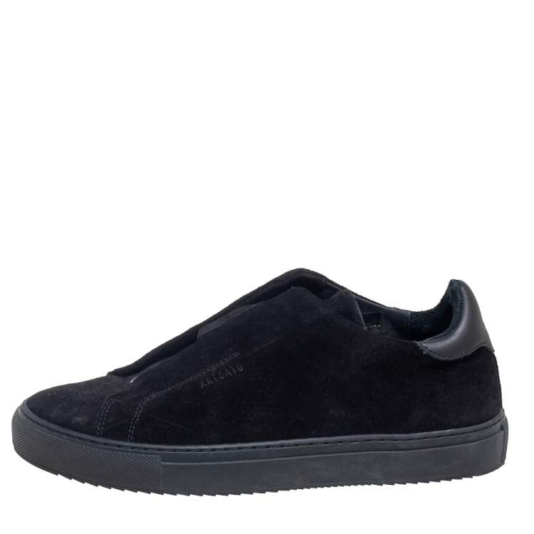 Axel Arigato Black Suede Clean 90 Zip Sneakers Size 37 Axel 