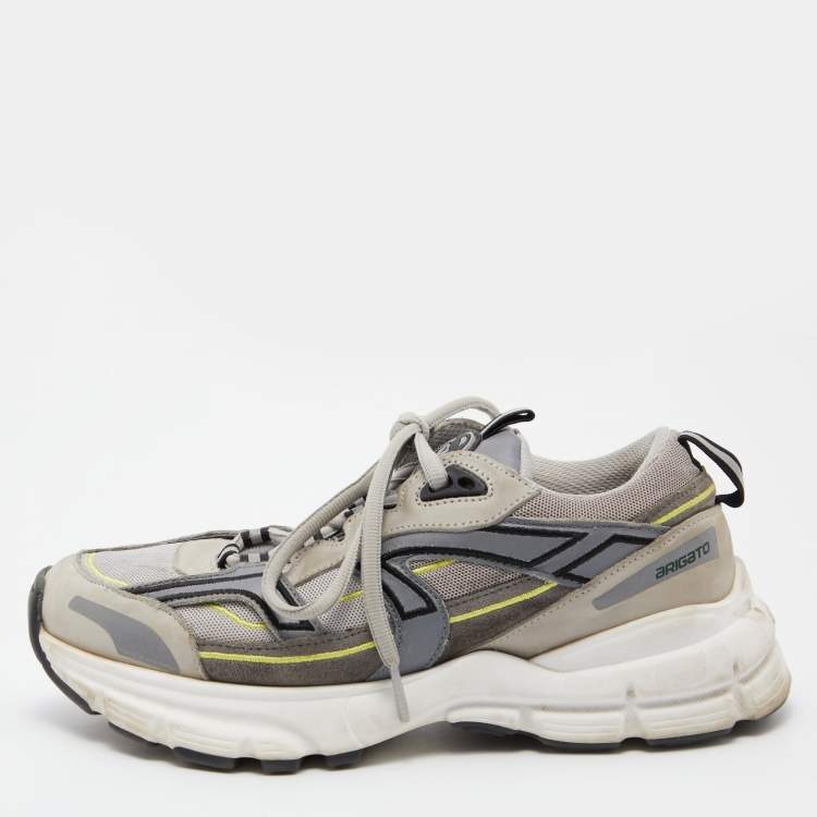 Axel Arigato Grey Mesh and Leather Marathon R Trail Sneakers Size 37 ...