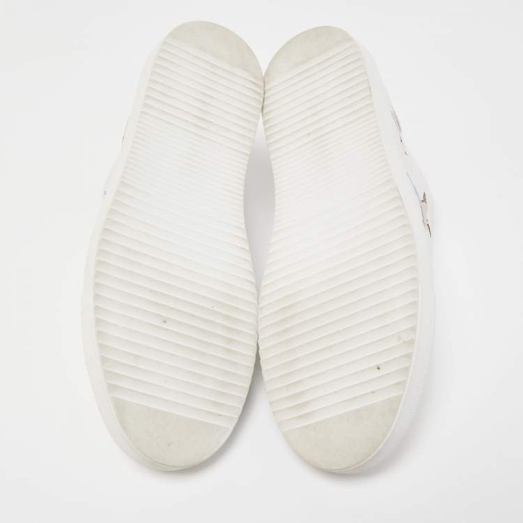 Pre Owned Axel Arigato White Leather Clean 90 Bee Bird Low Top Sneakers Size 39