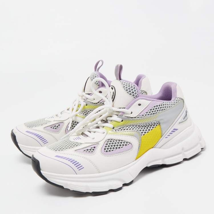 Axel Arigato Multicolor Leather and Mesh Marathon Sneakers