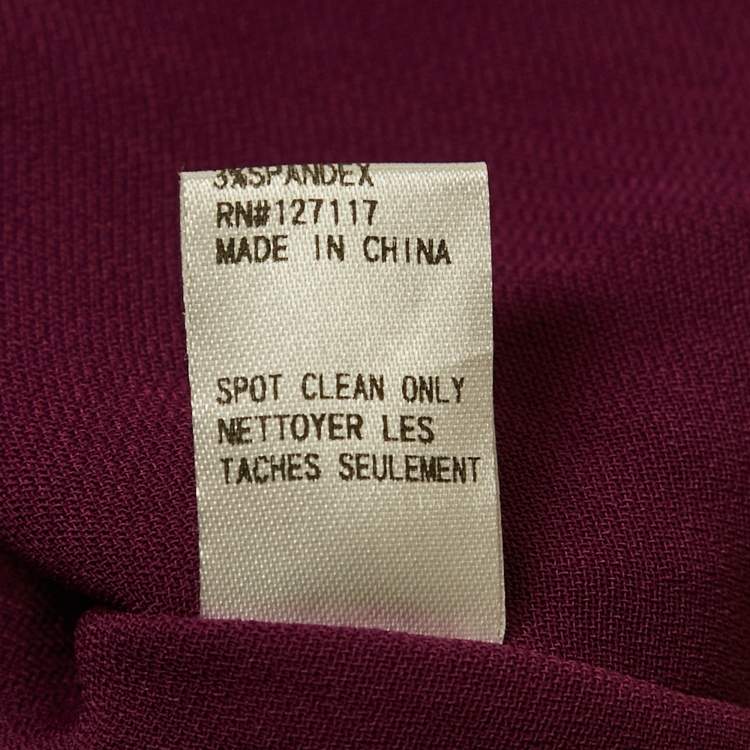 Pre Owned Badgley Mischka Purple Sequin Crepe Sleeveless Mini Dress S