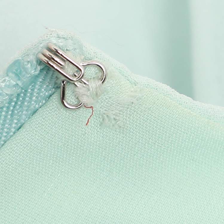 Pre Owned Badgley Mischka Seafoam Green Wide Leg Pants M
