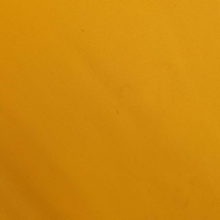 Pre Owned Badgley Mischka Yellow Stretch Crepe Marigold Gown S