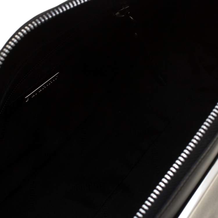 Pre Owned Baldinini Black Leather Satchel