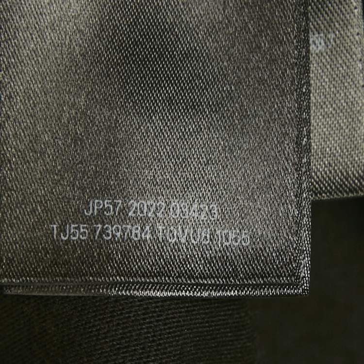 Pre Owned Balenciaga Black Logo Studded Cotton Knit Oversized Unisex T-Shirt M