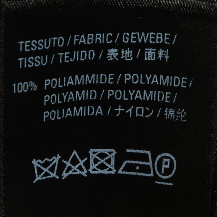 Pre Owned Balenciaga Black All-Over Logo Knit Pullover XS