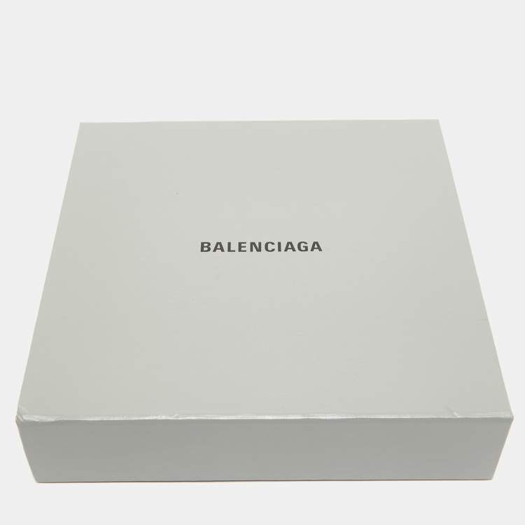 Pre Owned Balenciaga Dark Green Logo Embroidered Cotton Half Sleeve T-Shirt S